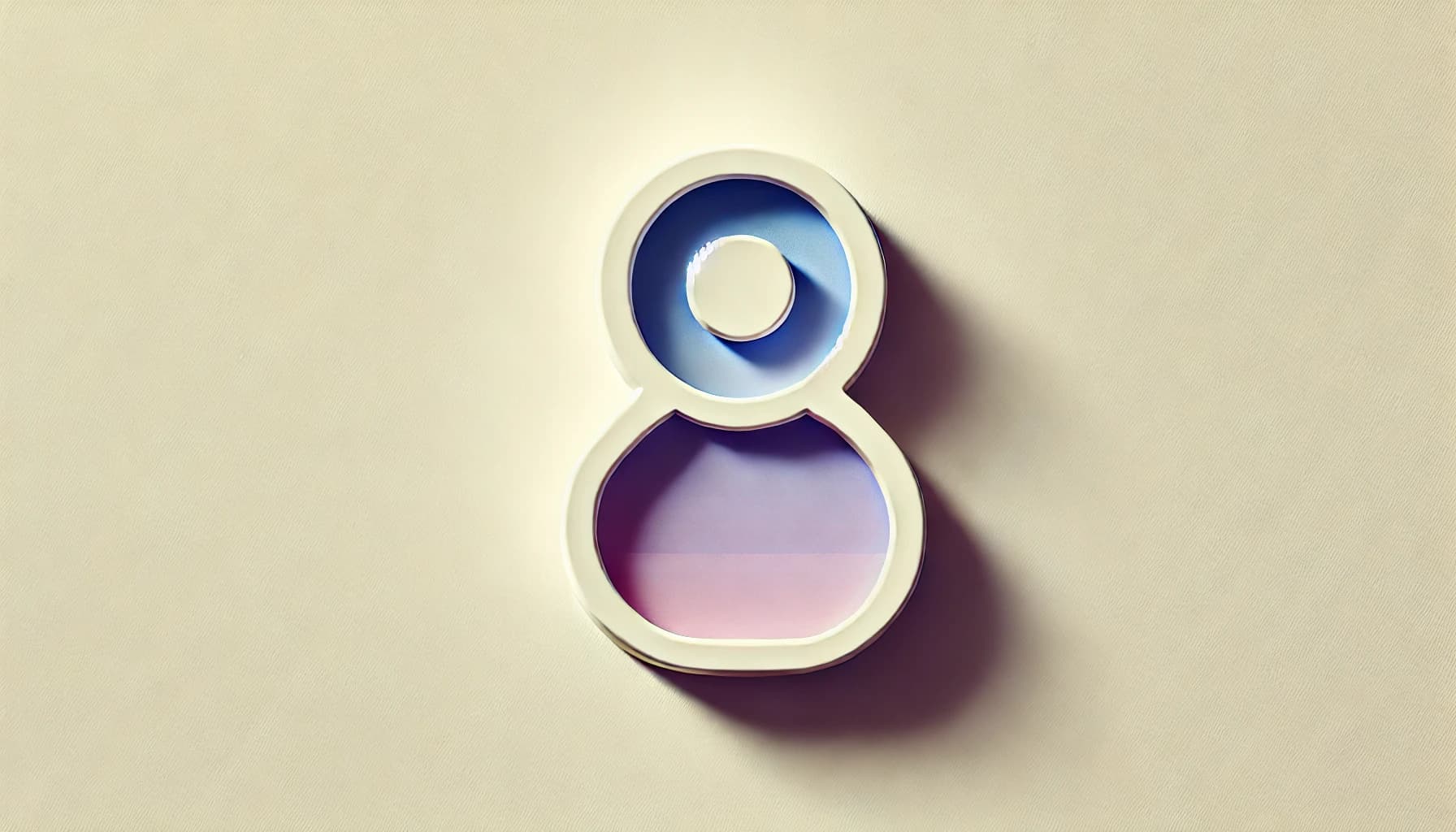 '페르소나'를 상징하는 심플하고 추상적인 이미지