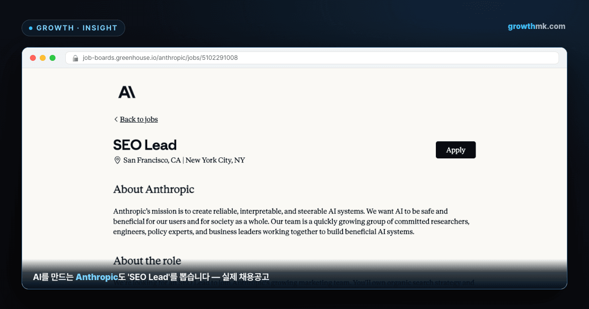 GEO vs SEO : la leçon de l’offre « SEO Lead » d’Anthropic