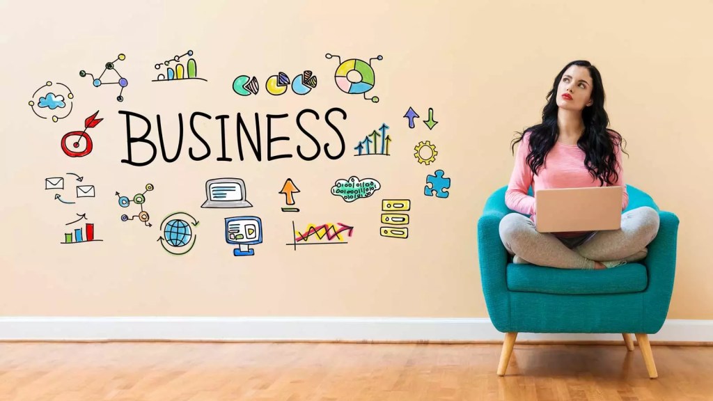 비즈니스를 고민하고 있는 여성