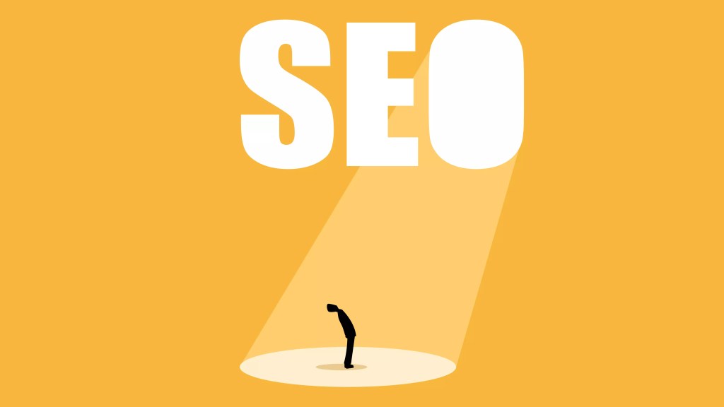 SEO, Businessman on the process of website optimization