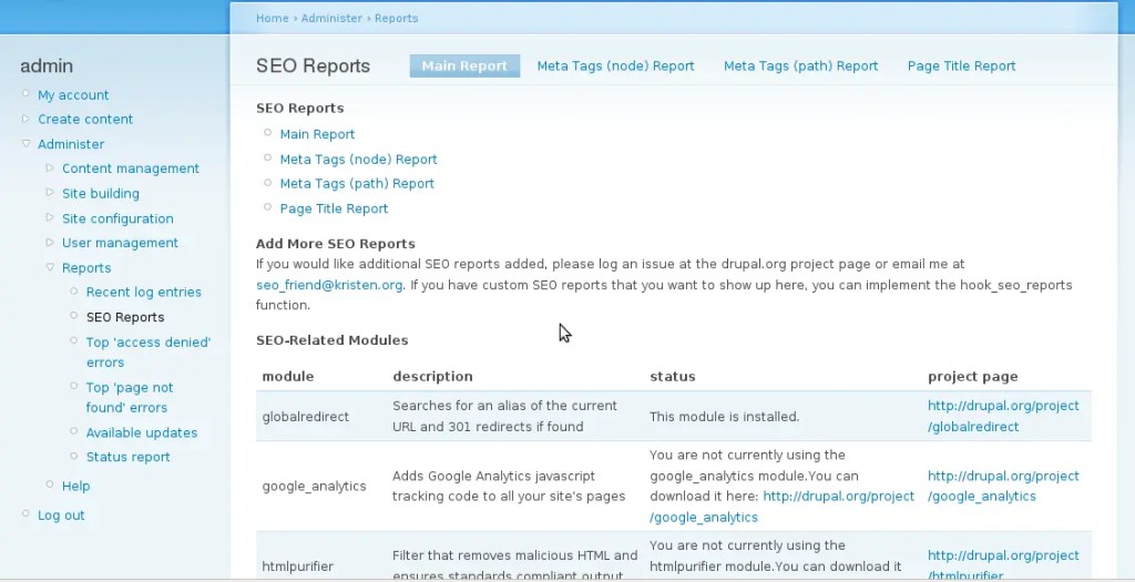 SEO를 위한 웹사이트 CMS 선택 - drupal